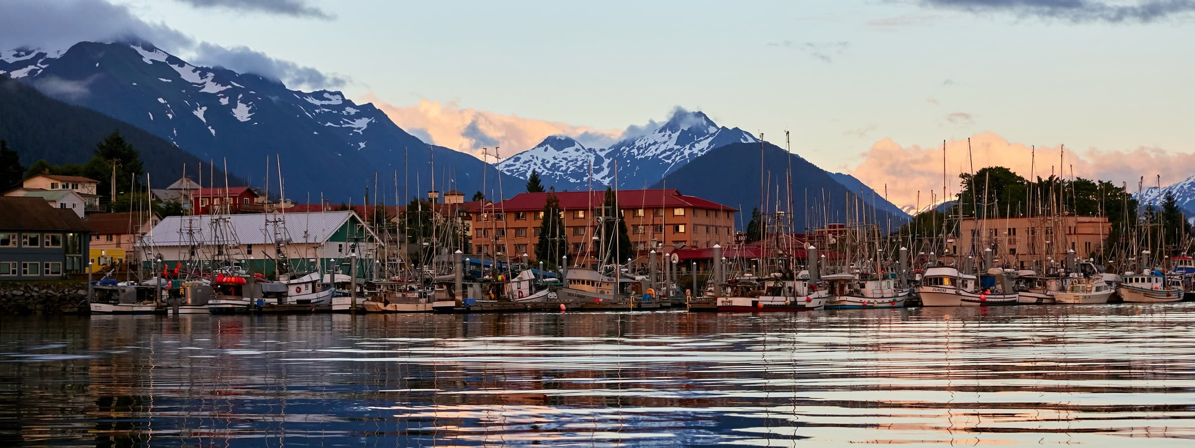 Fishing town panoramic